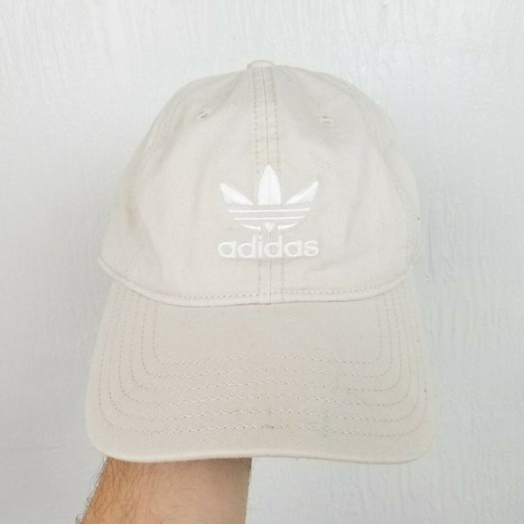 adidas trefoil cap beige